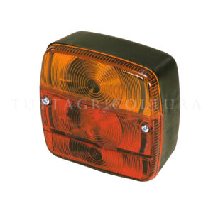 02814 FANALE ALOGENO POSTERIORE SINISTRO 108 X 103 mm RIMORCHI APPENDICI