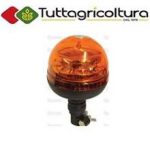 Girofaro Lampeggiante Luce Rotante a Led Base Asta Flessibile 12/24 V Per Trattori