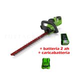 Tosasiepi a batteria GreenWorks 40V 2AH G4HT61