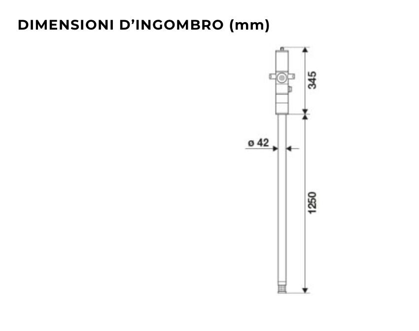 Pompa pneumatica a pistone per distribuzione olio e affini Serie 650 RAASM 36063 - immagine 2