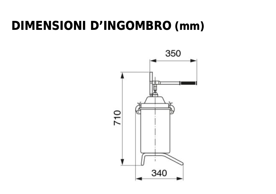 Ingrassatore manuale portatile RAASM 68012 con serbatoio da 13 kg ad alta pressione - immagine 2