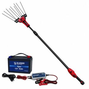 Kit Abbacchiatore Blue Bird Egeo 22-50 AT con Batteria e Caricabatterie